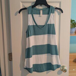 Altar'd State Striped V-Necked Tank Top